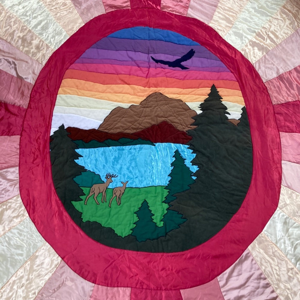 Unique comforter handmade blanket duvet quilt - Picture 8 of 10